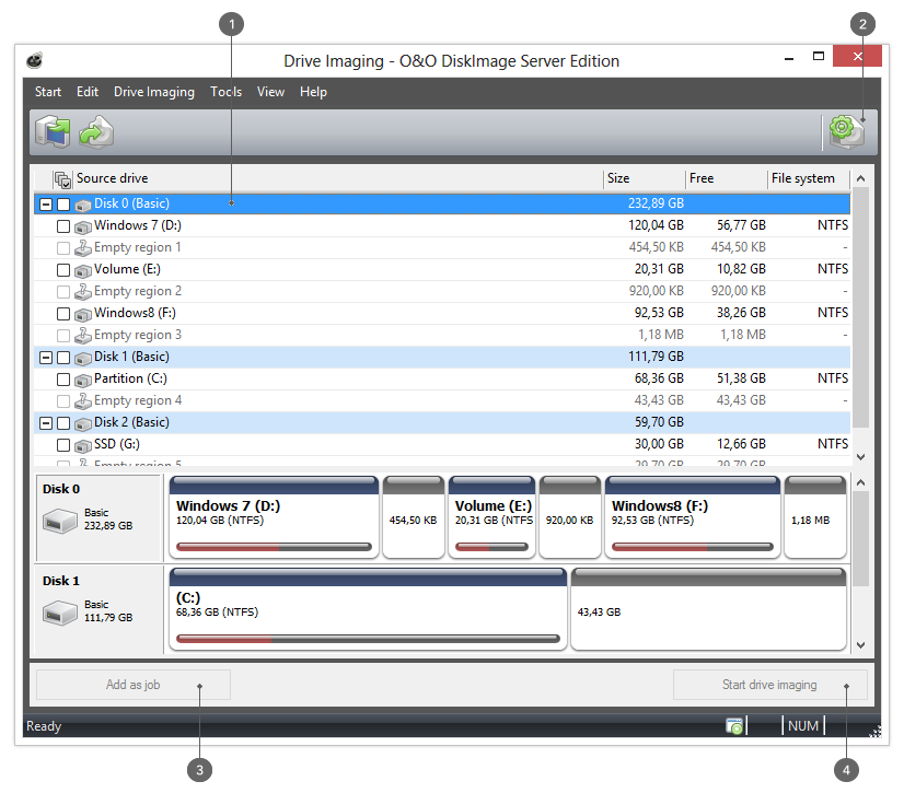 O&O DiskImage Image drives