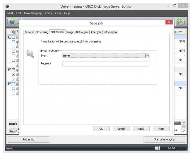 Notification O&O Software