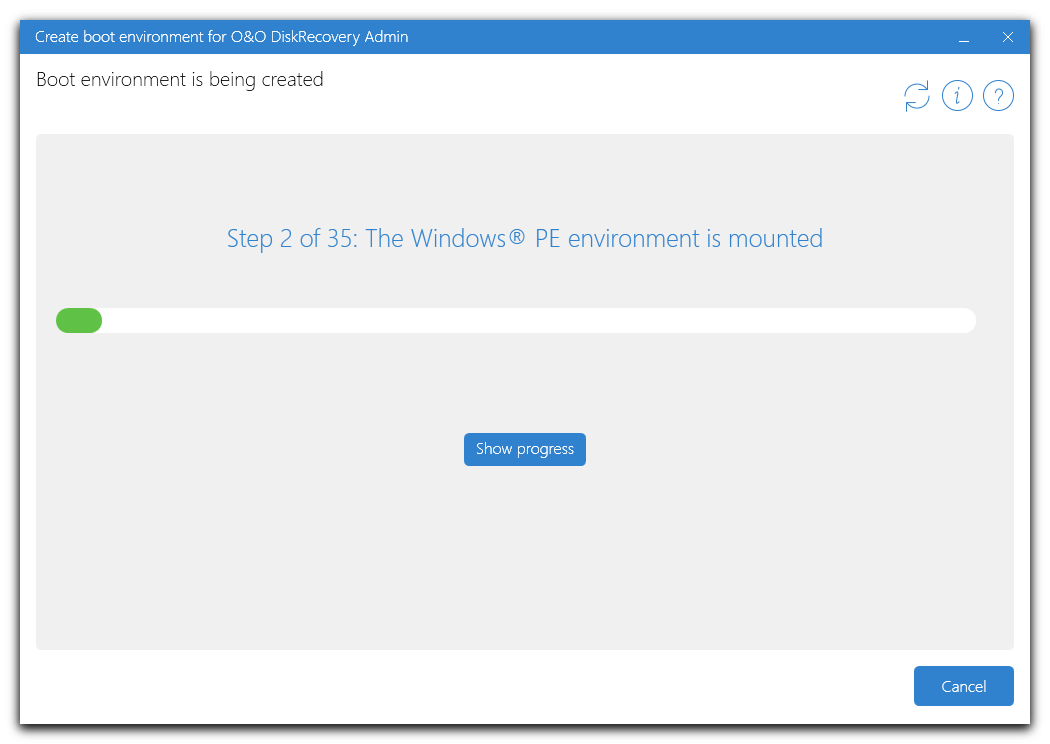 Boot enviroment is being created