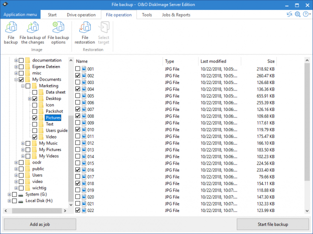 automated folder backup linux