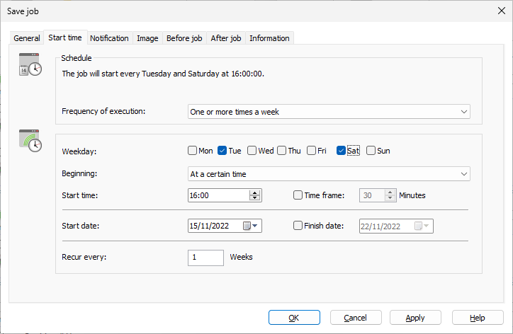 Scheduling jobs