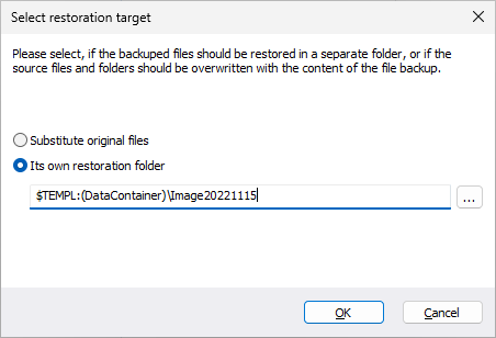 File restorartion