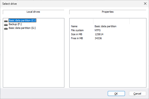 Check drive O&O Software