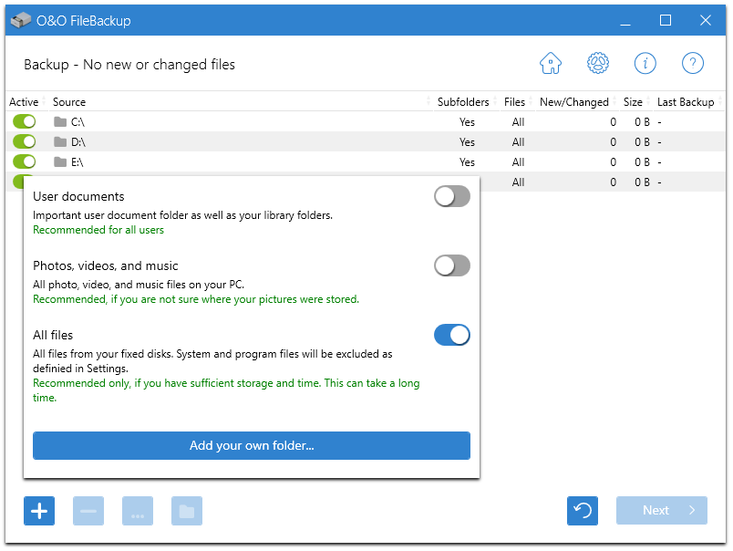 Filter your files