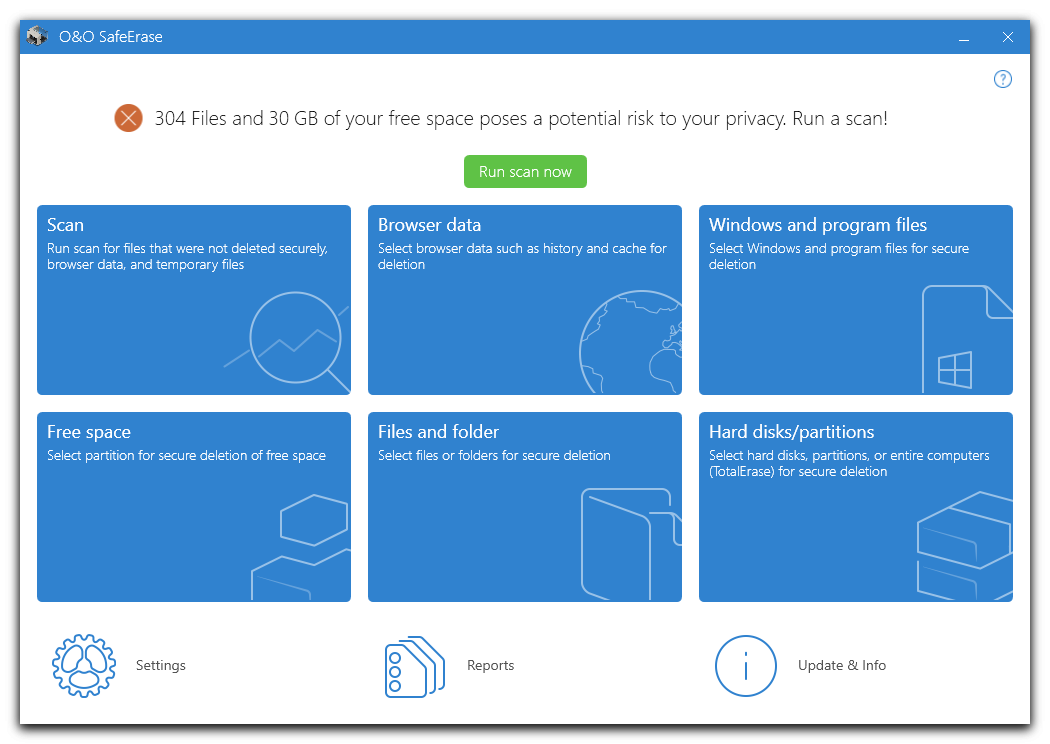 Start page